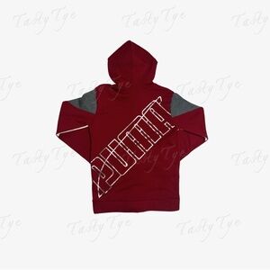 Burgundy Puma hoodie